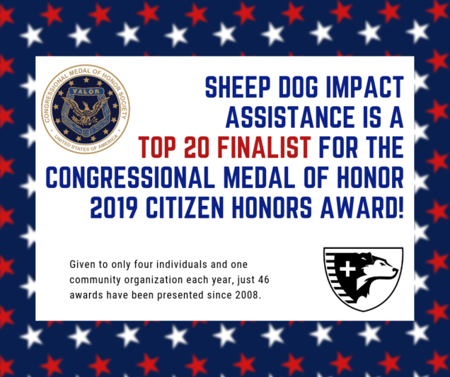 SDIA a Top 20 Finalist in Congressional Medal of Honor Society’s 2019 Citizen Honors Awards