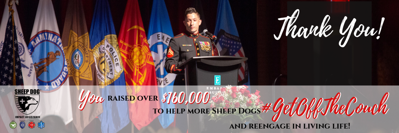 Sheep Dog Impact Assistance Raises Over $160,000 at Heroes Gala