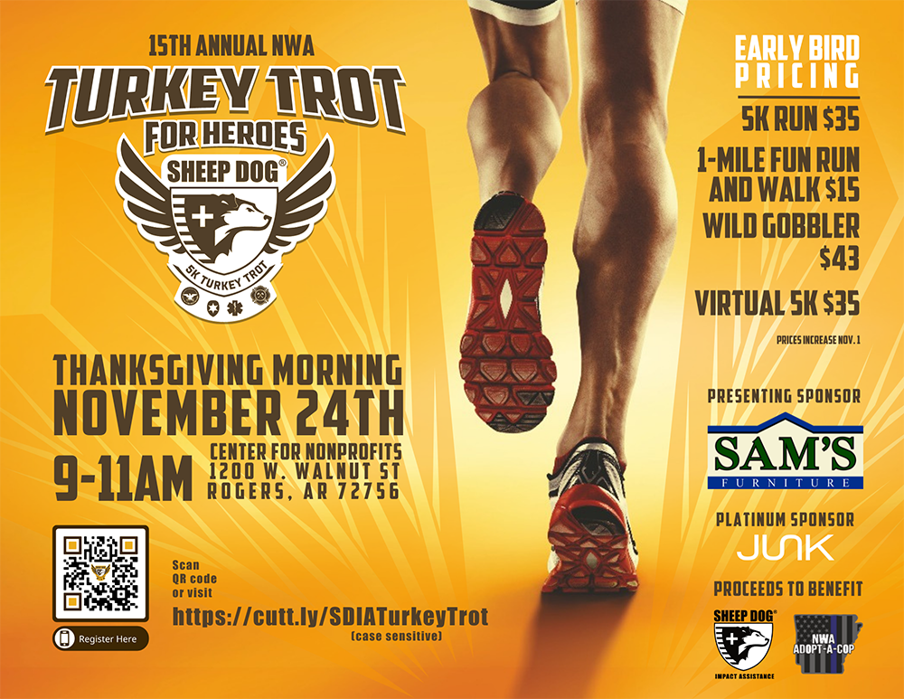 Run with SDIA Before You Gobble Til You Wobble this Thanksgiving Day!