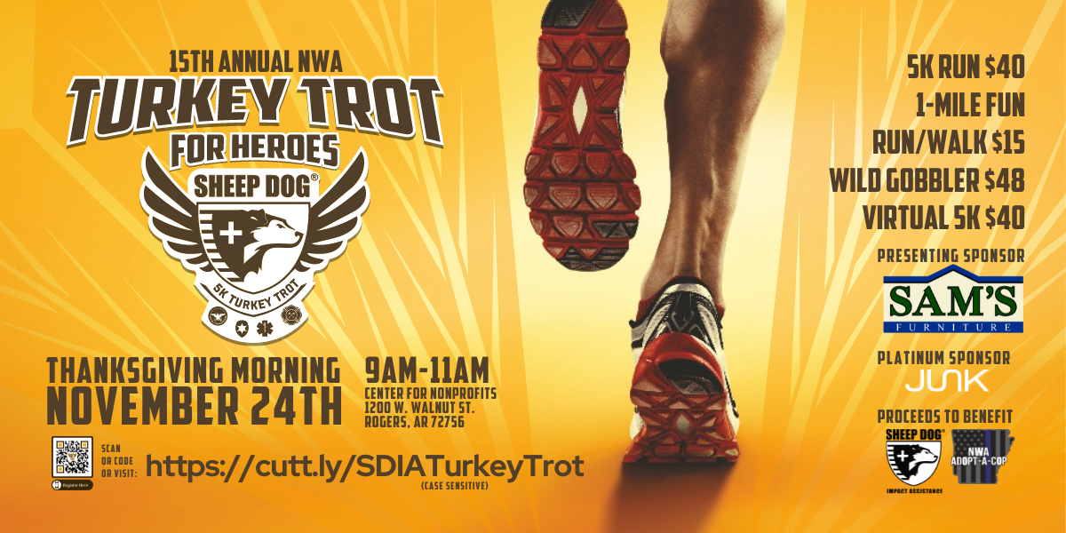 SDIA’s Turkey Trot for Heroes 5K is just TWO DAYS Away!
