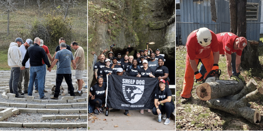 Sheep Dog Impact Assistance Engages Military and First Responders through Adventure and Continued Service Opportunities promoting post traumatic growth