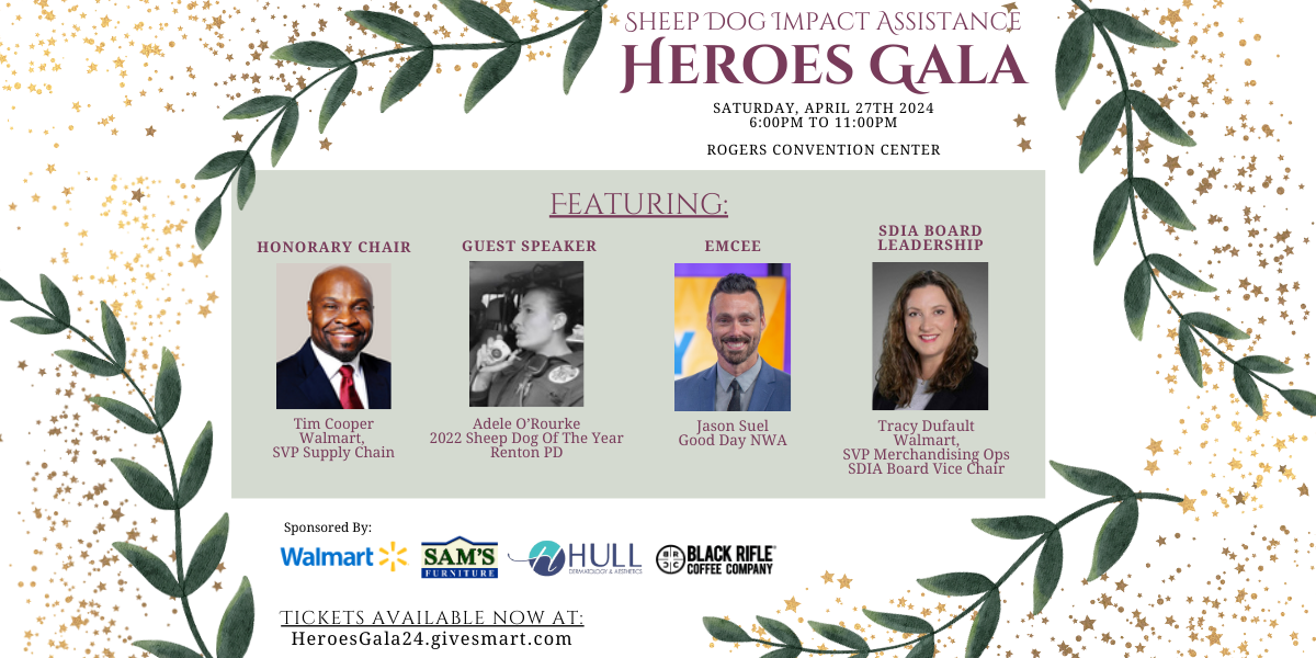 Guess who's coming to the Heroes Gala? 👀 We are excited to announce a few of our special guests coming to the 2024 Heroes Gala! Don't forget to get your tickets today at HeroesGala24.GiveSmart.com Jason Suel #GetOffTheCouch #HeroesGala #HelpingOthersIsAWayOfLife #HelpingIsHealing #VeteransSupport #BackTheBlue #NWA #NWArkansas #GoodDayNWA