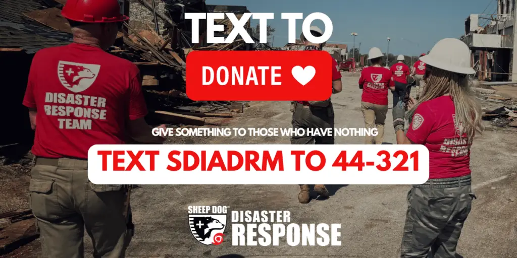 Text to Donate Sheep Dog Impact Assistance DRM