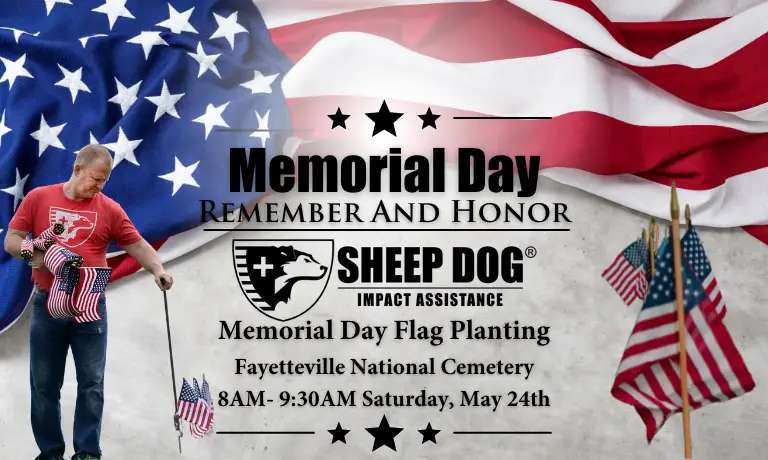 Memorial Day Flag Planting