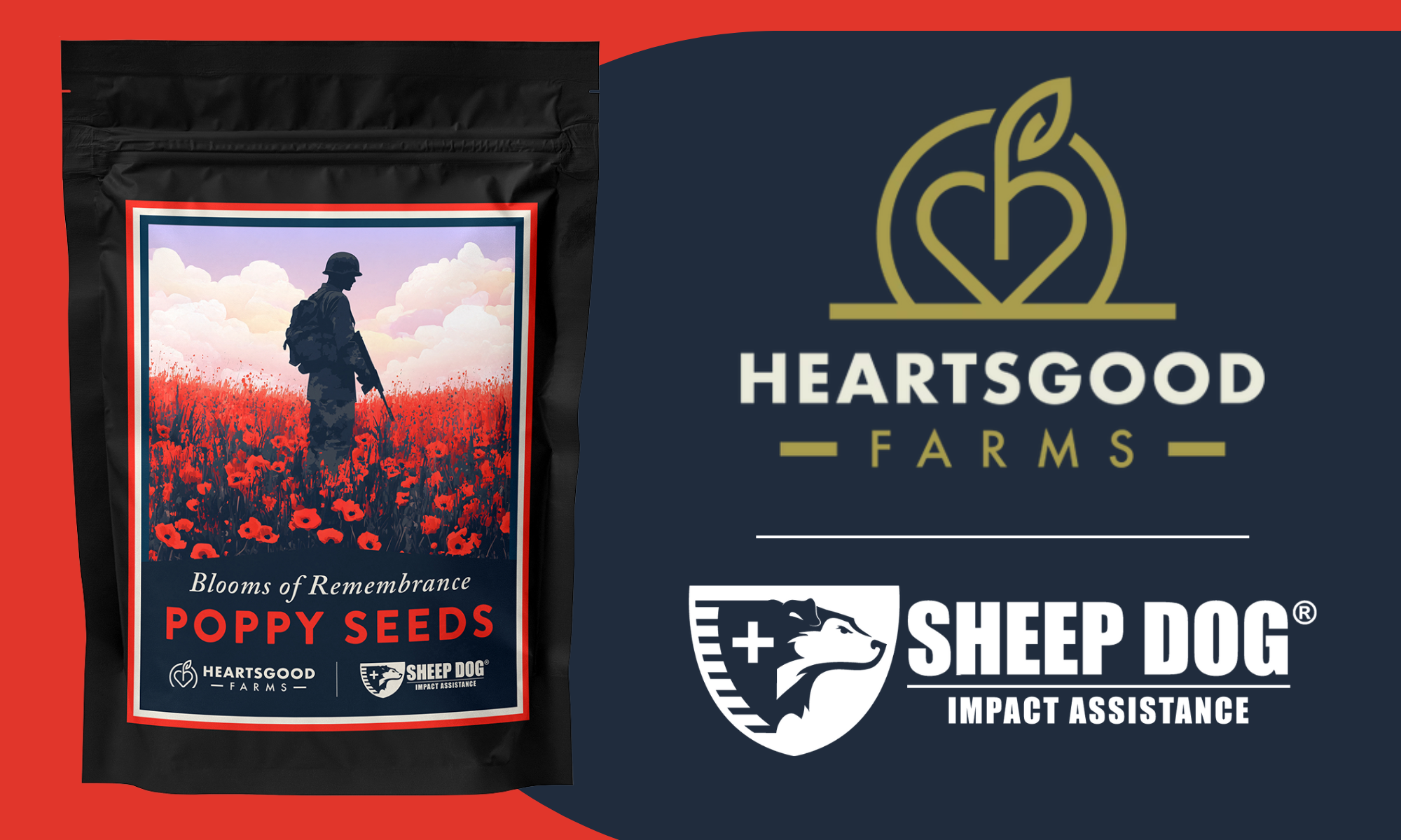 Blooms of Remembrance: HeartsGood Farms x Sheep Dog Impact Assistance