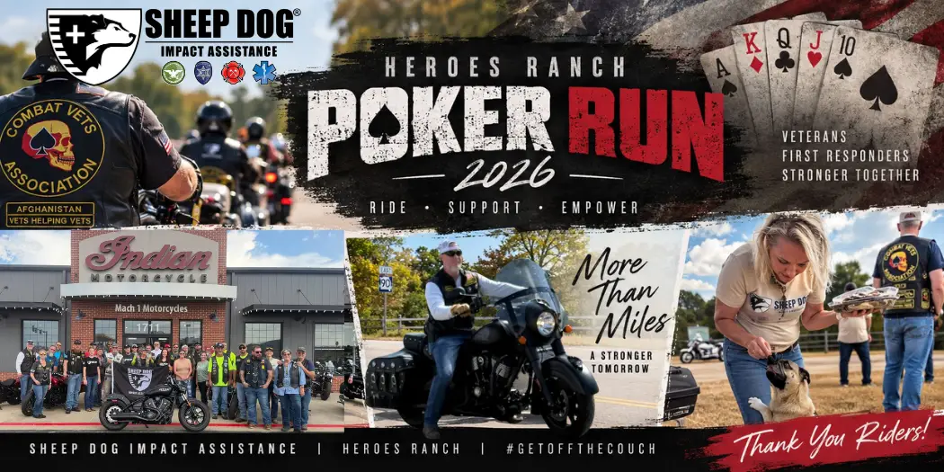 2026 Heroes Ranch Poker Run Supports Veterans & First Responders | SDIA