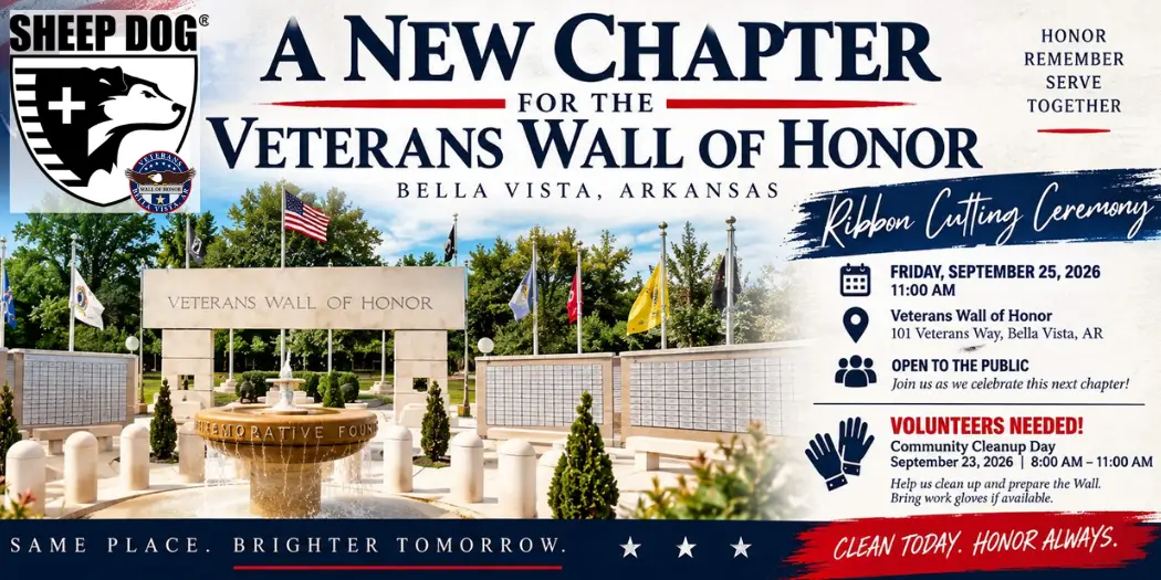 A New Chapter for the Bella Vista Veterans Wall of Honor